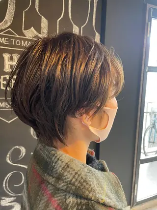 ショート カラー 中根 亜莉紗のヘアスタイル