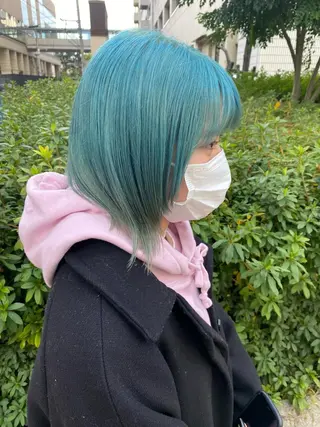 ミディアム カラー 🧡色落ちまで2度綺 麗なカラー🧡ヨシキのヘアスタイル