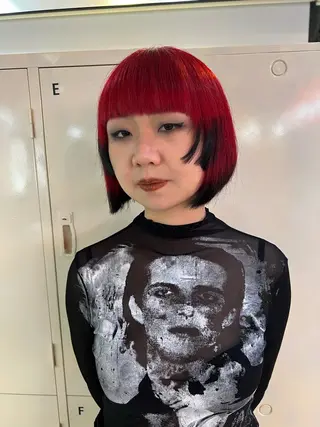 ショート 💥ウルフカット デザインあんな💥のヘアスタイル