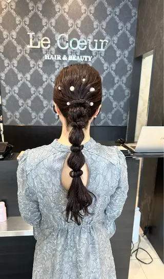 ヘアアレンジ 大口 楓のヘアスタイル