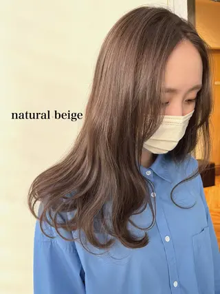 セミロング Zina 藤崎店所属・zina藤崎📛 井上美乃里のヘアスタイル