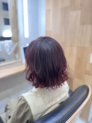 ミディアム カラー 多賀 順平のヘアスタイル