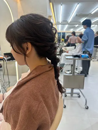 ヘアアレンジ のがわ かえのヘアスタイル