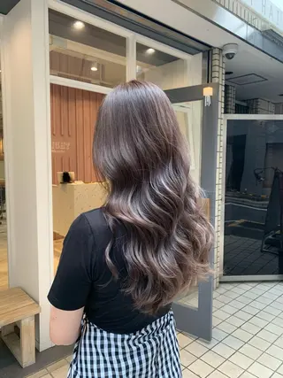 ロング カラー 🥀韓国ヘア🥀 宮津真菜のヘアスタイル