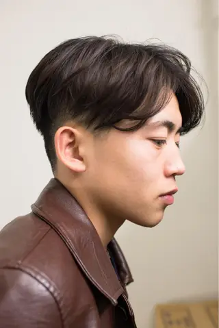 ミディアム カラー 千葉 慎也のヘアスタイル