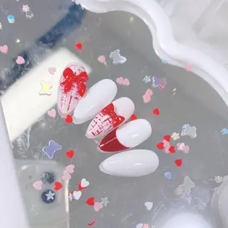 ネイル MoMoA Nail ネイル長さ出し専門店のネイルデザイン