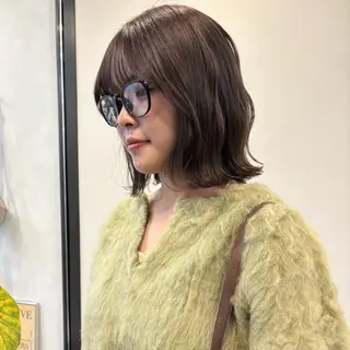 ミディアム 似合わせボブカット/ 髪質改善/細川実知香のヘアスタイル