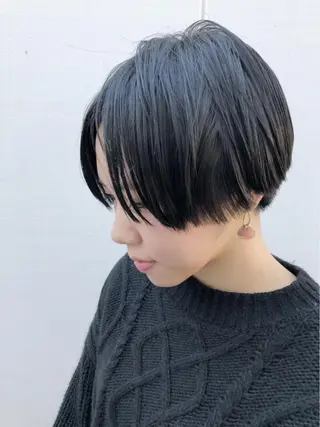 ショート カラー ノグチ ユウキ/ボブのヘアスタイル