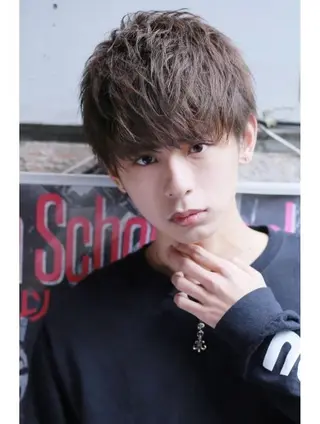 ショート 【溝の口の艶髪の神様 】田仲雄大のヘアスタイル