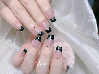 ネイル ネイルサロンAiri 長さ出し·シンプルのネイルデザイン