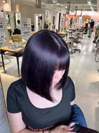 ロング カラー 🦋韓国ヘア💙 RUNAのヘアスタイル