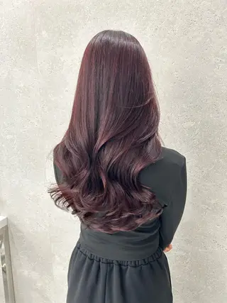 ロング カラー ヘアアレンジ トレンド暖色/ sayaka🍒のヘアスタイル