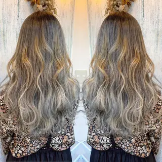 ロング カラー Scrap Balance所属・林 あいこのヘアスタイル