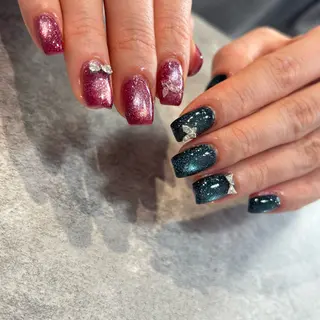 ネイル nagaoフィルイン パラジェル長さだしのネイルデザイン