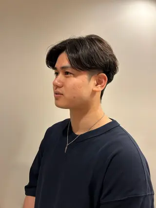 ショート 藤田晃志/メンズ専門 パーマ特化💈のヘアスタイル