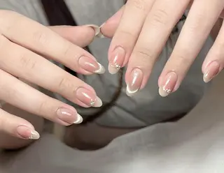 ネイル By moonネイル 🌷ワンホン/韓国風のネイルデザイン