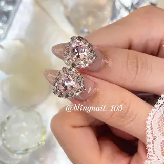 ネイル 23時まで❤︎韓国、 ワンホンネイルのネイルデザイン