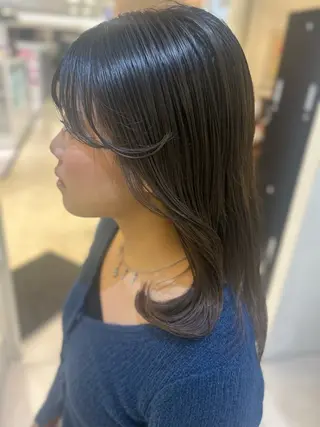 ミディアム 髪質改善/縮毛矯正 ササキナツミのヘアスタイル