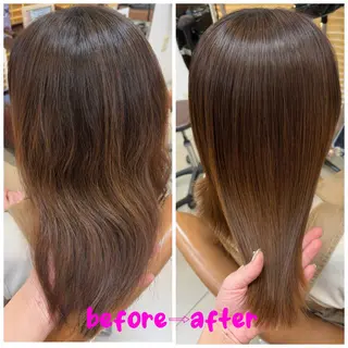 ミディアム 頭皮×髪質改善 透明感カラー💎中村のヘアスタイル