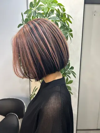 ショート カラー 新宿/美髪矯正 髪質改善/韓国風山本のヘアスタイル
