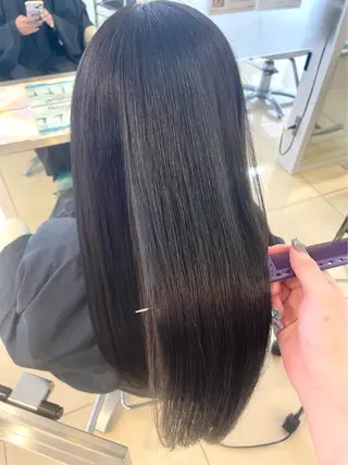 ロング 💖透明感カラー💖 西添 奈々美のヘアスタイル