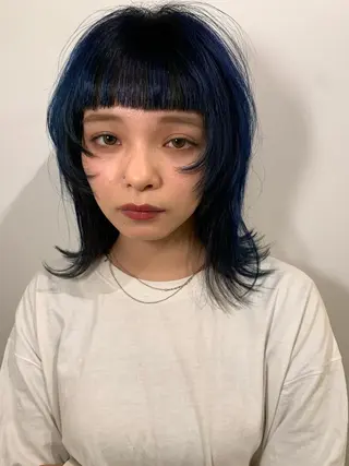 ミディアム ハイトーンNo.1✨ パーマ✨イマイタツヤのヘアスタイル