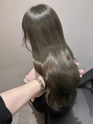 ロング カラー Mio/髪質改善 透明感カラー/西梅田のヘアスタイル