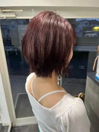 ショート カラー FERIA あべの yumeho🍭のヘアスタイル