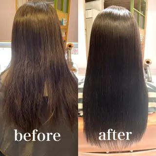 ロング 縮毛矯正/髪質改善 主税巧一のヘアスタイル