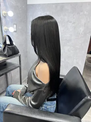 ロング カラー 透明感カ/レイヤー 🇰🇷tomonaのヘアスタイル