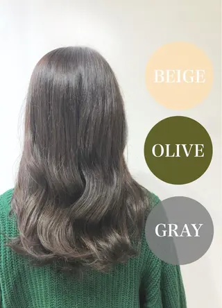 セミロング カラー 顔まわり職人🇰🇷 韓国ヘア/KAITOのヘアスタイル