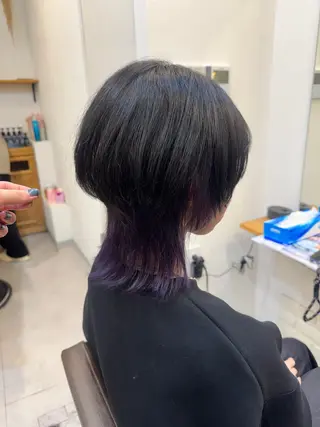 ミディアム カラー Dxxxx III所属・女性目線の大人 メンズ*Ayakaのヘアスタイル