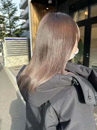 セミロング 鈴木 啓介のヘアスタイル