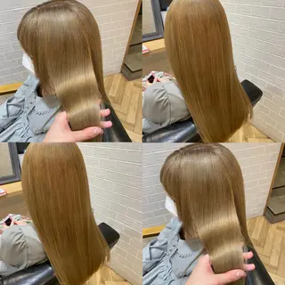 ロング カラー 艶カラー/韓国顔周り 🎀mamiのヘアスタイル