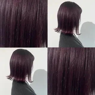 ミディアム 山内 愛可のヘアスタイル