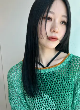 ロング カラー VISUALIST所属・小倉/レイヤー/ 顔周りカット/naoのヘアスタイル