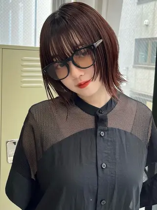 セミロング カラー ウルフ/レイヤー ⚡️ITSUKU⚡️のヘアスタイル