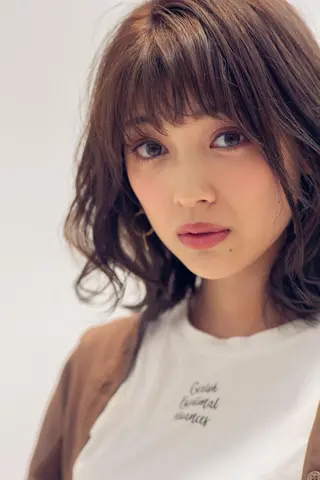 ミディアム 艶カラー/髪質改善/ はかまた🕊️のヘアスタイル