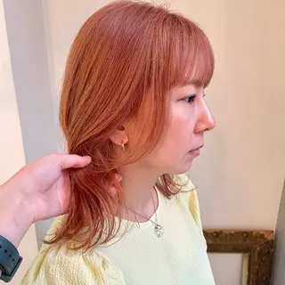 セミロング カラー ショート/ブリーチ mizuki🐋のヘアスタイル