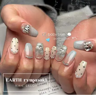 ネイル hair&make EARTH coiffure beaute 龍ケ崎店所属・tomita ayakaのネイルデザイン