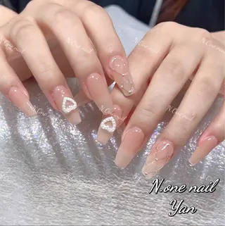 ネイル 長いだし/スカルプ/ パラシェルN.oneのネイルデザイン