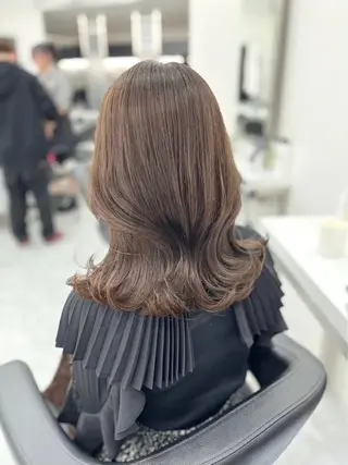 カラー ブリーチなし透明感 💗RYOTAのヘアスタイル