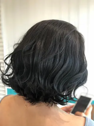 ミディアム カラー Snaly カラー特化ページのヘアスタイル