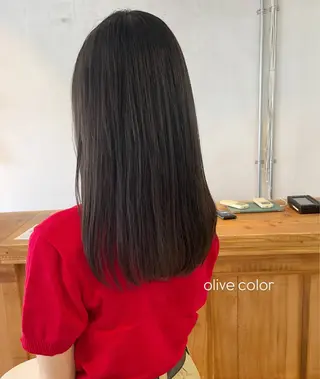 セミロング カラー nia所属・柔らかブラウン/栄/ tomitaのヘアスタイル