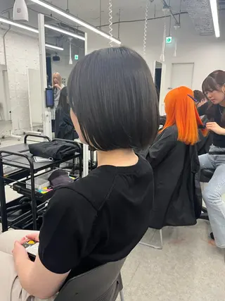 ミディアム カラー 赤み消し透明感🩶 銀座Ryota🩶のヘアスタイル