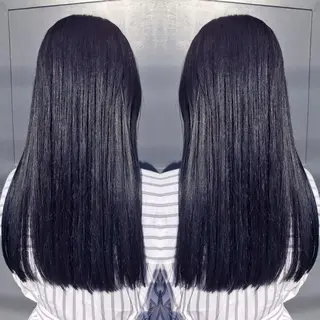 ロング カラー 長谷川 沙紀のヘアスタイル