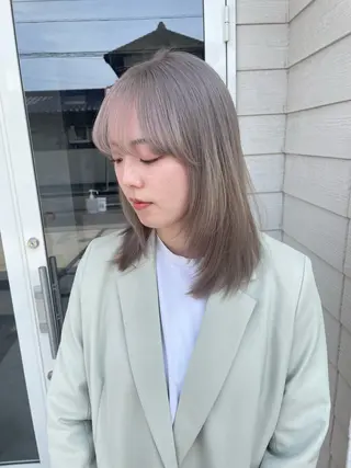 ミディアム カラー Matsubara asuka  ☪︎のヘアスタイル