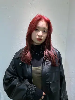 セミロング カラー ケアパーマ/ケアブリ ーチdaisukeのヘアスタイル