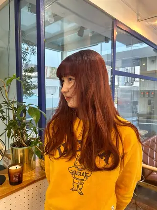 ロング VISION   aoyama所属・かがやしづ ⭐️ハイトーンのヘアスタイル