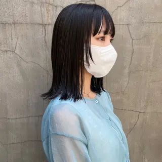ミディアム カラー ニュアンスデザイン/ SHOUTOのヘアスタイル